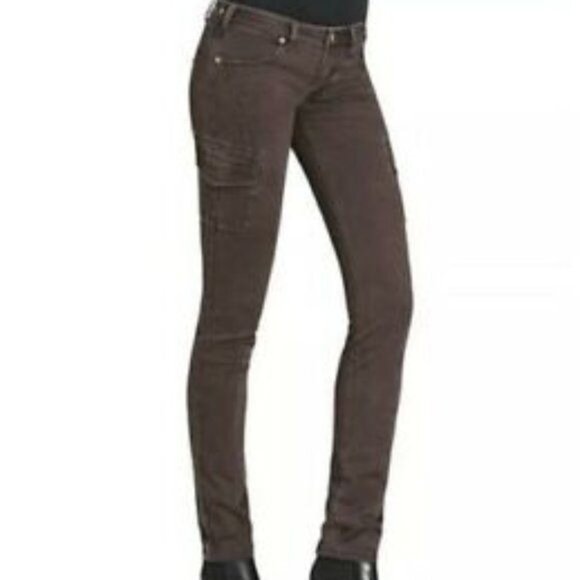 Cabi Women’s Size 4 Bittersweet Cargo Jeans Pants in Brown Style #962 - Picture 15 of 16